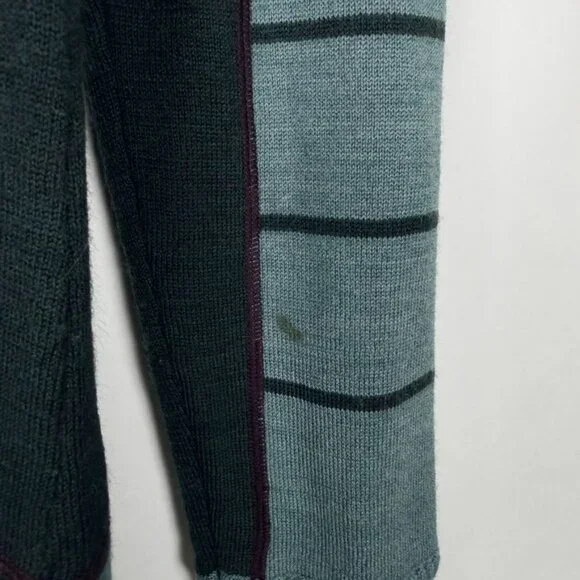 Smartwool Optic Frills Double Knit Pullover Sweater Women's Medium Merino Wool - Picture 9 of 16